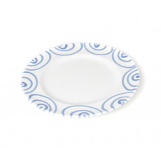 Gmundner Keramik Blaugeflammt Dessert plate / breakfast plate Gourmet d: 18 cm / h: 1,8 cm