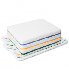 Gmundner Keramik Buntgeflammt Butter dish 250 g