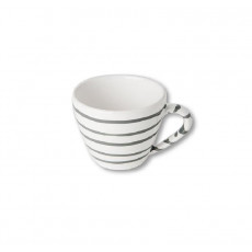 Gmundner ceramic grey flamed cappuccino cup 0,16 L / h: 6,8 cm
