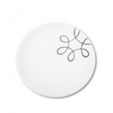 Gmundner Keramik Pur Geflammt Grau Dessert plate / Breakfast plate Cup d: 20 cm / h: 2,6 cm