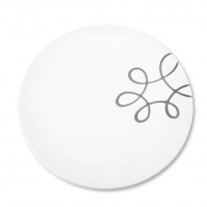 Gmundner Keramik Pur Geflammt Grau Dining Plate 25 cm