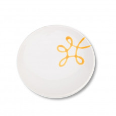 Gmundner Keramik Pur Geflammt Gelb Coffee/tea saucer Cup d: 15 cm / h: 2,5 cm