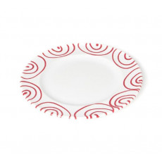 Gmundner Keramik Rotgeflammt Dessert plate / breakfast plate Gourmet d: 18 cm / h: 1,8 cm