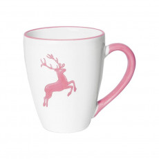 Gmundner Keramik Rosa Hirsch Breakfast cup Max 0.3 L