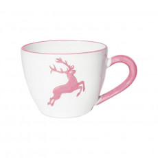 Gmundner Keramik Rosa Hirsch Tea-Top Cup Maxima 0.4 L