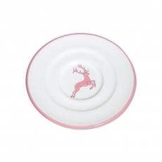 Gmundner Keramik Rosa Hirsch Gourmet espresso saucer 11 cm