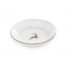 Gmundner Keramik Grauer Hirsch Rice bowl without handle 32 cm