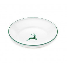 Gmundner Keramik Grüner Hirsch Rice bowl without handle d: 32 cm / h: 7.4 cm