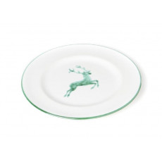 Gmundner Keramik Grüner Hirsch Dessert plate / breakfast plate Gourmet d: 22 cm / h: 2,2 cm
