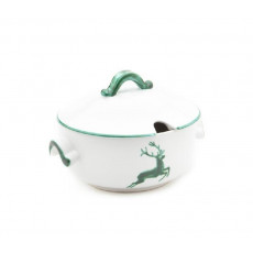 Gmundner Keramik Grüner Hirsch Smooth soup pot 2 L / h: 18 cm