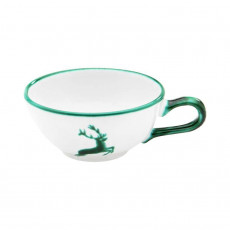 Gmundner Ceramics Green Deer Tea Cup Smooth 0.17 l