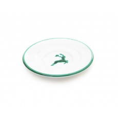 Gmundner Keramik Grüner Hirsch Mocha/Espresso saucer Gourmet d: 11 cm