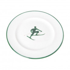 Gmundner Keramik Toni Grün Gourmet dessert plate 22 cm