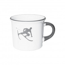 Gmundner Keramik Toni Grau Coffee Mug with Handle glossy 0.24 l