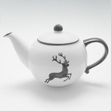 Gmundner Ceramics Grey Deer Tea Pot Smooth 1.5 L
