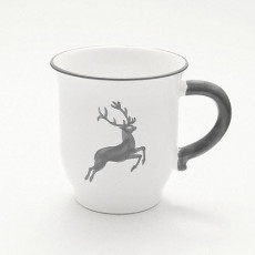 Gmundner Keramik Grauer Hirsch Chocolate cup / Chocolate mug 0.3 L / h: 9.9 cm