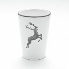 Gmundner Ceramics Grey Deer Mug Height 11 cm