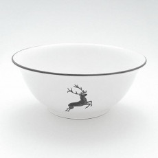 Gmundner Ceramics Grey Deer Salad Bowl 26 cm