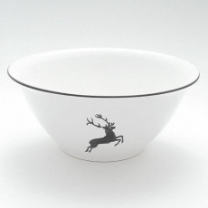 Gmundner Ceramics Grey Deer Salad Bowl 33 cm