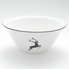 Gmundner Keramik Grauer Hirsch Salad bowl d: 33 cm / h: 14 cm / 4,5 L