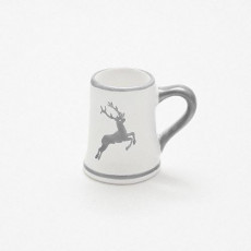 Gmundner Keramik Grauer Hirsch Jug Stamperl h: 5.5 cm / 0.025 L