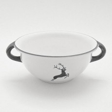 Gmundner Keramik Grauer Hirsch Bowl d: 25 cm / 2.0 L
