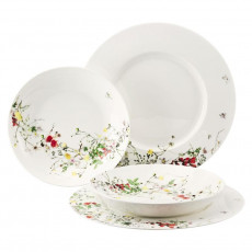 Rosenthal Brillance Fleurs Sauvages Meal set for 2 people, 4 pieces