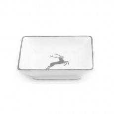 Gmundner Keramik Grauer Hirsch Snack bowl 11x11x2.8 cm