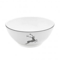 Gmundner Ceramics Grey Deer Bowl round 23 cm