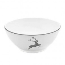 Gmundner Ceramics Grey Deer Bowl round 27 cm