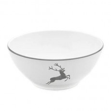 Gmundner Keramik Grauer Hirsch Bowl d: 27 cm / 2,5 L
