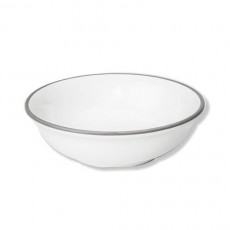 Gmundner Keramik Grauer Rand Cereal/ muesli bowl (small) 14 cm