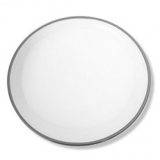 Gmundner Keramik Grauer Rand Classic 28 cm serving plate without flag