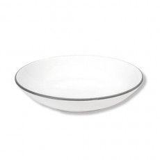 Gmundner Keramik Grauer Rand Dining plate with no edge Classic 20 cm