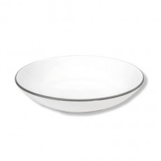 Gmundner Keramik Grauer Rand Soup plate without flag Classic 20 cm