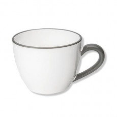 Gmundner Keramik Grauer Rand Tea cup Maxima Gourmet 0,4 L