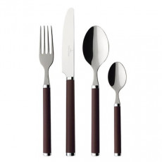 Villeroy & Boch Besteck Play chocolate brown Table Cutlery Set 24 pcs