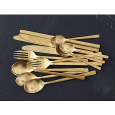 Bitz Besteck Edelstahl PVD Messing 16-piece cutlery set