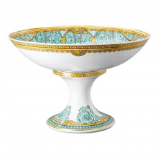 Rosenthal meets Versace La Scala del Palazzo - Verde Bowl on foot 35 cm