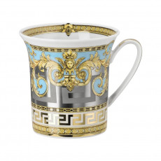 Rosenthal meets Versace Prestige Gala Le Bleu Mug with handle 0.35 L