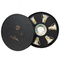 Rosenthal meets Versace Prestige Gala Le Bleu Espresso/Moka Cups 0.09 L Set of 6