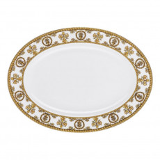 Rosenthal meets Versace I love Baroque - Bianco Plate 34x24,5 cm
