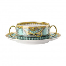 Rosenthal meets Versace La Scala del Palazzo - Verde Soup cup 0.28 L 2 pieces