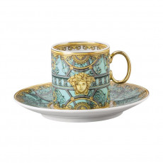 Rosenthal meets Versace La Scala del Palazzo - Verde Espresso cup 0.10 L 2 pieces