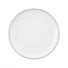 Seltmann Weiden Lido Black Line Bread plate Coup 17 cm
