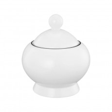 Seltmann Weiden Lido Black Line Sugar bowl 0.25 L