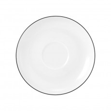 Seltmann Weiden Lido Black Line Combination saucer 14.5 cm