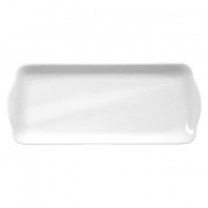 Seltmann Weiden Rondo / Liane Weiß Rectangular cake plate 35x15 cm