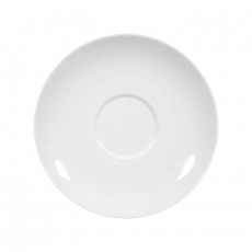 Seltmann Weiden Rondo / Liane Weiß Milk coffee/breakfast saucer 16 cm