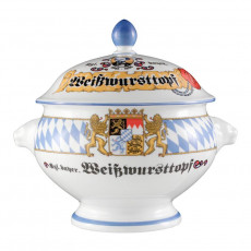 Seltmann Weiden Compact Bayern Lion's head terrine m. De. 'Weisswurst pot' 2.1 L